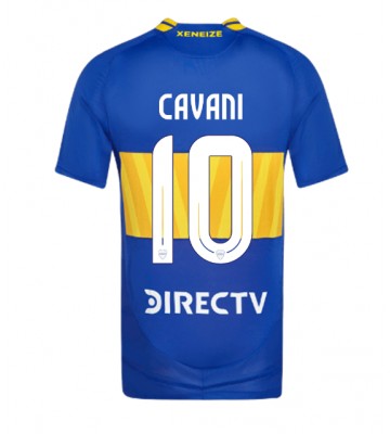 Boca Juniors Edinson Cavani #10 Primera Equipación 2024-25 Manga Corta